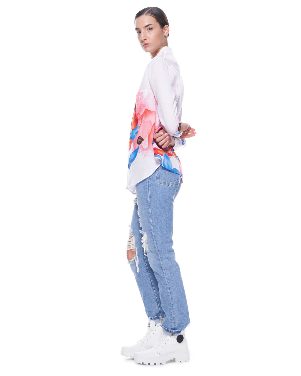 Zoe Shirt | Pink Prep Stripe