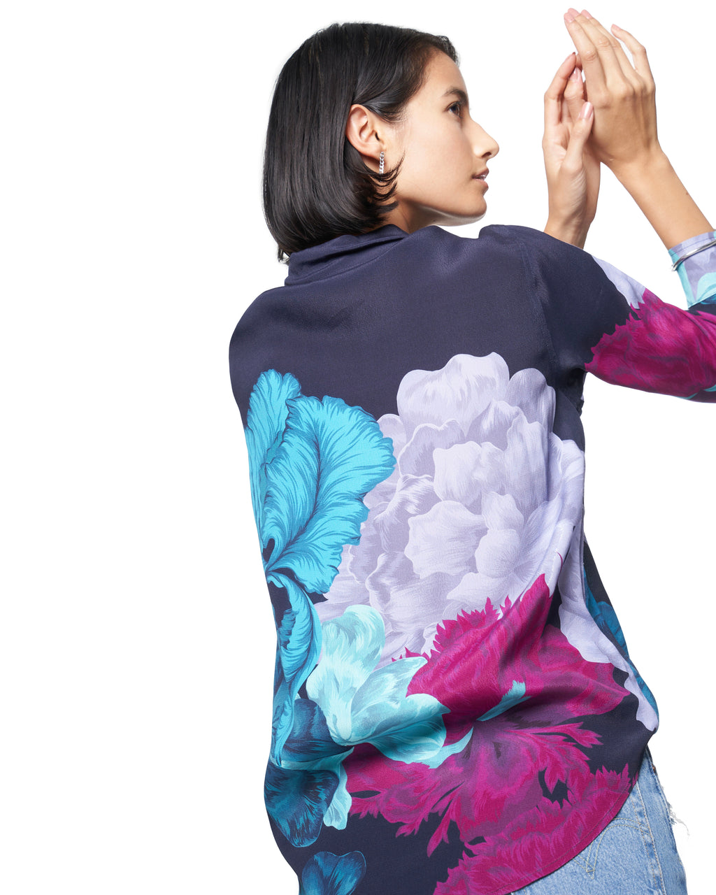 Zoe Shirt | Ocean Iris